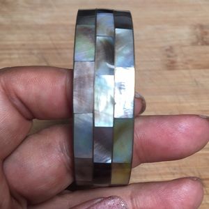 Brass and Mother of Pearl Bangle